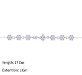عصفور كريستال انسيال فضة عيار 925 بتصميم زخرفي مرصع بالزركون